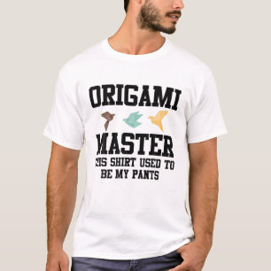 T-shirt Origami Maître C'Était Mon Pantalon