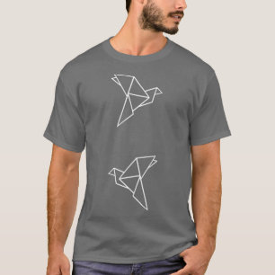 T-shirt origami noir