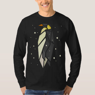 T-shirt Origami Penguin neige
