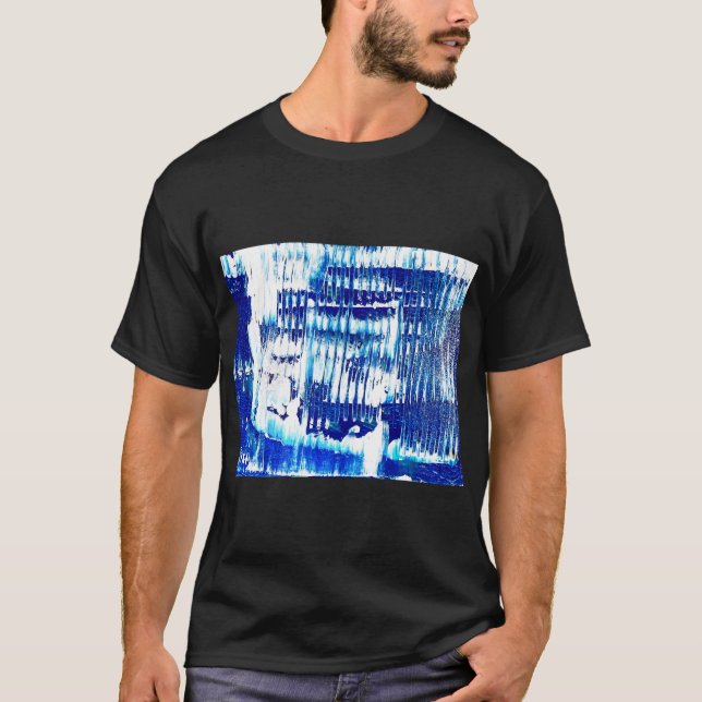 T-shirt Original Abstarct Blue Iceberg (Devant)