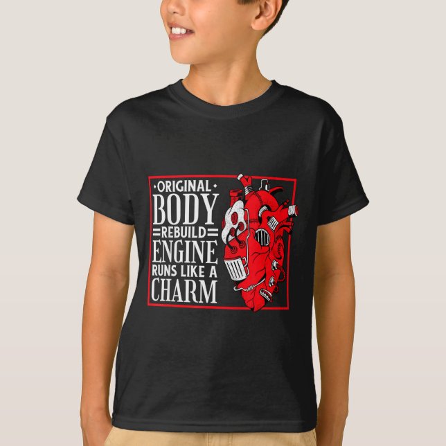 T-shirt Original Body Rebuild Engine, Open Heart Surgery A (Devant)