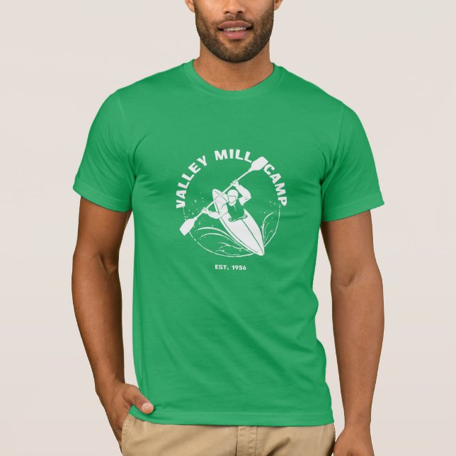 T-shirt original de Kayaker de camp de moulin de (Devant)
