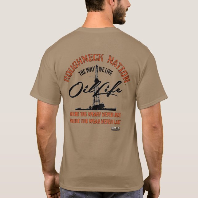 T-shirt Original de la VIE d'HUILE (Dos)
