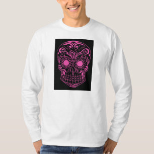T-shirt Original dessiné par le crâne de sucre d'artiste