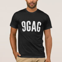 T-shirt original du logo 9gag - reflété de retour
