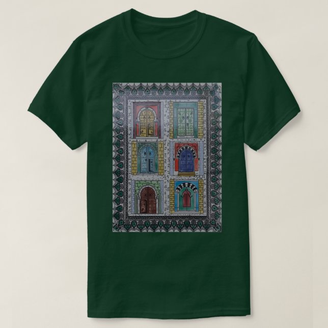 T-shirt Original Méditerranéen traditionnel carrelage pho  (Design devant)