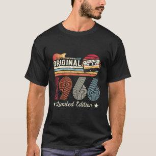 T-shirt Originale 1966 Musicien de guitare d'anniversaire 