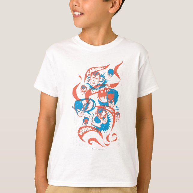 T-shirt Originaux DC - éclatement du logo (Devant)