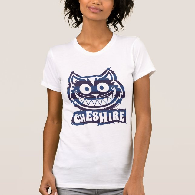 T-shirt Originaux de Cheshire - griffonnage de rayure de (Devant)