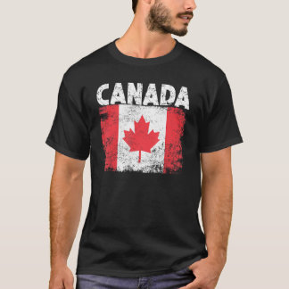 T-shirt Origine rétro vintage de la feuille d'érable canad