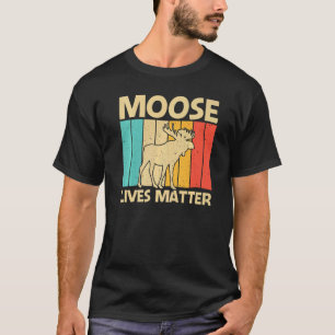 T-shirt Orignal Cool Pour Hommes Femmes Orignal Cerf Taure