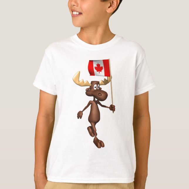T-shirt Orignaux Canada (Devant)