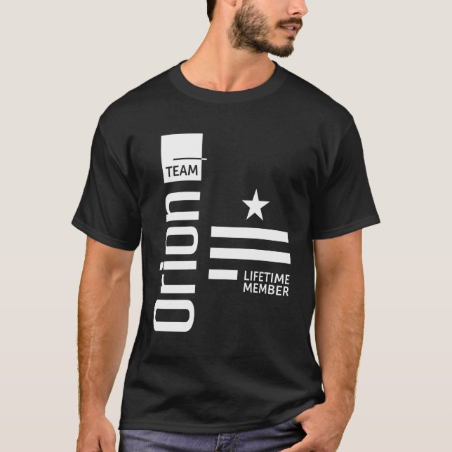 T-shirt Orion Nom personnalisé Anniversaire Cadeau (Devant)