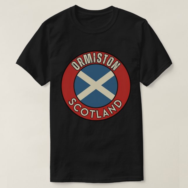 T-shirt Ormiston, Écosse (Design devant)