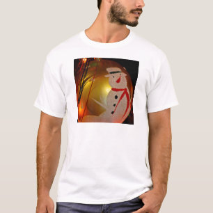 T-shirt Ornement Bonhomme de Neige givré