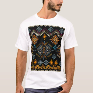 T-shirt Ornement ethnique Boho Motif sans couture