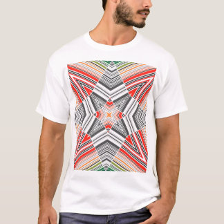 T-shirt Ornementale : Striped Arrière - plan sans couture