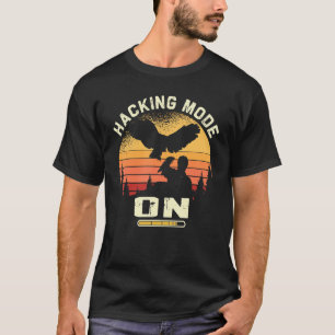 T-shirt Ornithologie Mode de piratage Faucon Activé Faucon