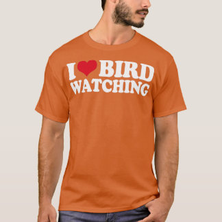 T-shirt Ornithologie Observation des oiseaux J'aime observ