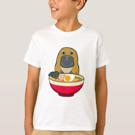 T-shirt Ornithorynque et Ramen