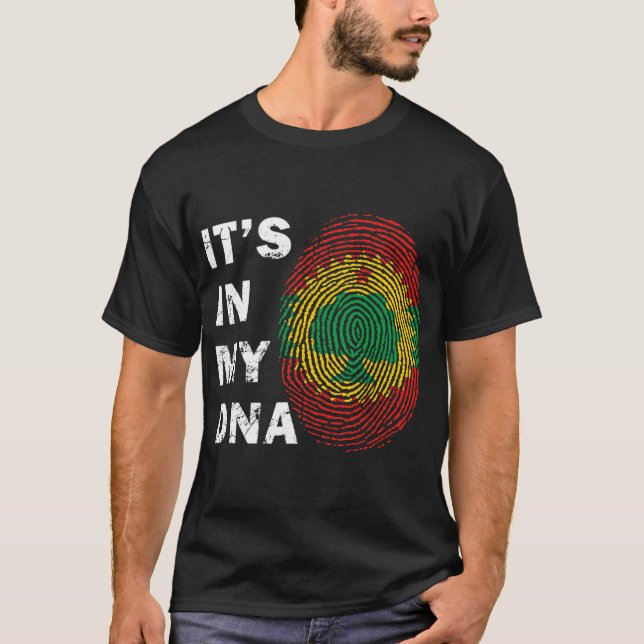 T-shirt Oromia Dans Mon ADN Fier Oromia Drapeau Éthiopien  (Devant)
