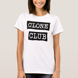 T-shirt Orphelin noir   Typographie du Clone Club