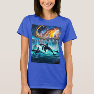 T-shirt Orques en Galaxy Castle Design par Rich AMeN Gill