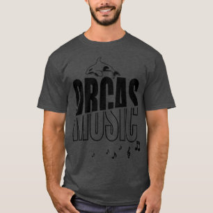 T-shirt Orques et musicien Piano Choir Baleine
