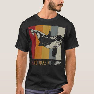 T-shirt Orques Me Rendent Heureux Baleine Tueuse 