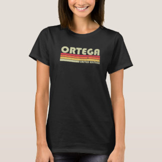 T-shirt ORTEGA Nom De Famille Funny Retro Vintage 80S 90S 