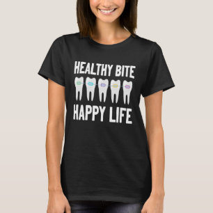 T-shirt Orthodontique Bite en santé Joyeux Vie Ortho Drôle