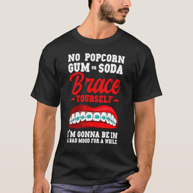T-shirt Orthodontiste Dentiste Bracelets (Devant)