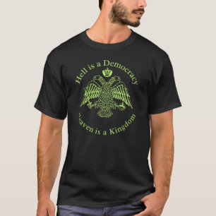 T-Shirt Orthodoxe Monarchiste à l'Aigle Byzantin