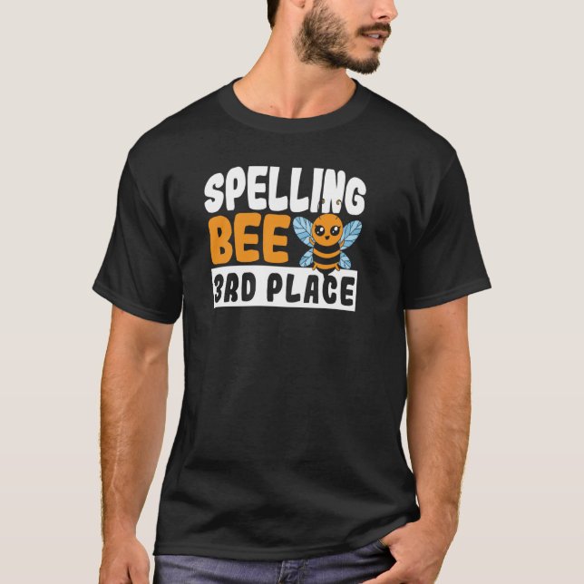 T-shirt Orthographe Bee 3e place Orthographe Bee (Devant)