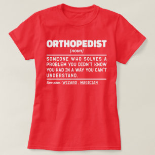 T-shirt Orthopédiste Noun Chiropracteur Assistant Employé