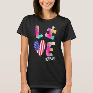T-shirt Orthophonie Thérapie Puzzles Sensibilisation à l'a