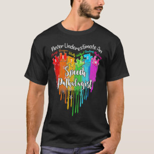 T-shirt Orthophoniste pour l'autisme Puzzle en forme de H