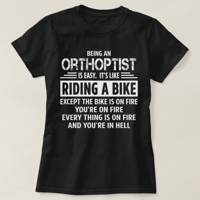 T-shirt Orthoptiste (Design devant)