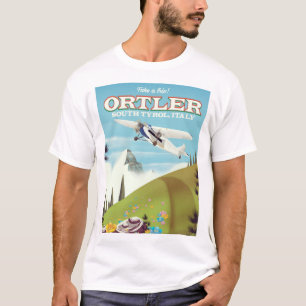 T-shirt Ortler - Tyrol du Sud, Italie poster voyage