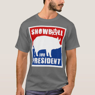 T-shirt Orwell Animal Farm Snowball Président