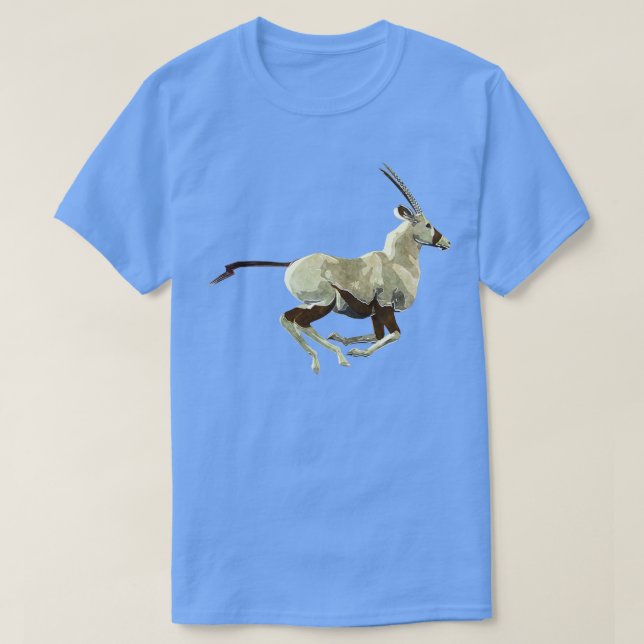 T-shirt Oryx Antelope En Cours D'Exécution (Design devant)