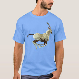 T-shirt Oryx Antelope En Cours D'Exécution