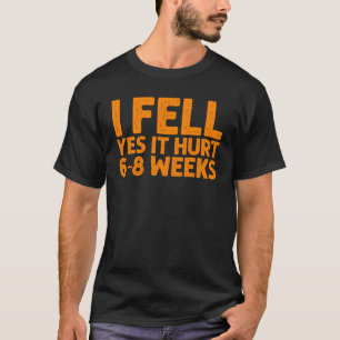 T-shirt Os cassé cool   Bras Jambe Poignet cassé Récupérat