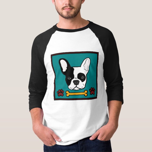 T-shirt Os de bouledogue français (Devant)