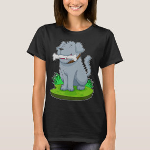 T-shirt Os de chien