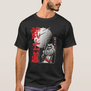 T-shirt Osaka Kanji Japonais Samurai Oeuvre d'art Katana E