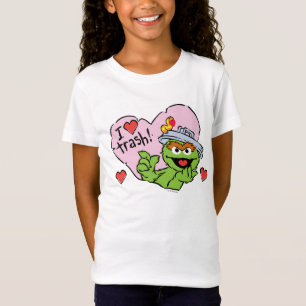 T-Shirt Oscar "I Love Trash" Valentine