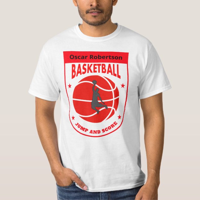 T-shirt Oscar Robertson BASKETBALL (Devant)