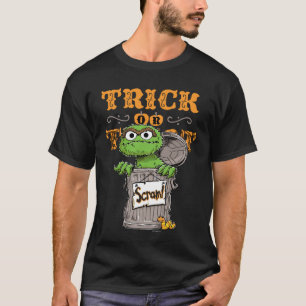 T-shirt Oscar the Grouch - Trick or Treat, Scram!