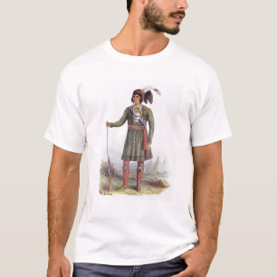 T-shirt Osceola ou "Soleil Levant", un chef de Seminole